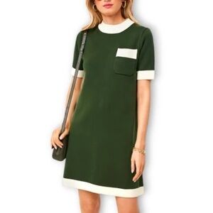 Forest Green merrit knit dress